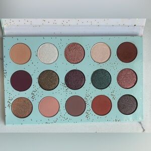 Colour pop Eyeshadow Palette with 15 Shades